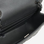 Chanel Mini Rectangular - So Black Iridescent Lambskin