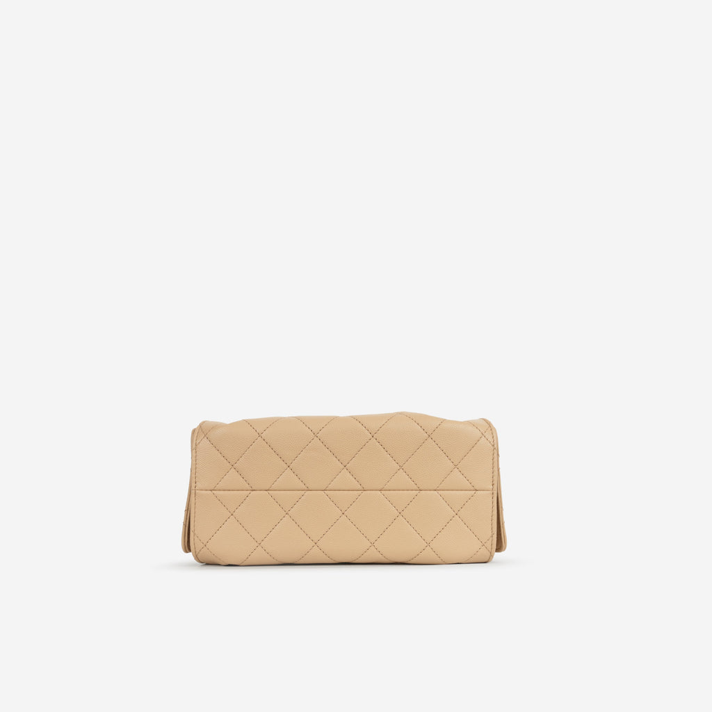 Chanel Mini 25 Hobo - Beige Caviar | Gold Hardware