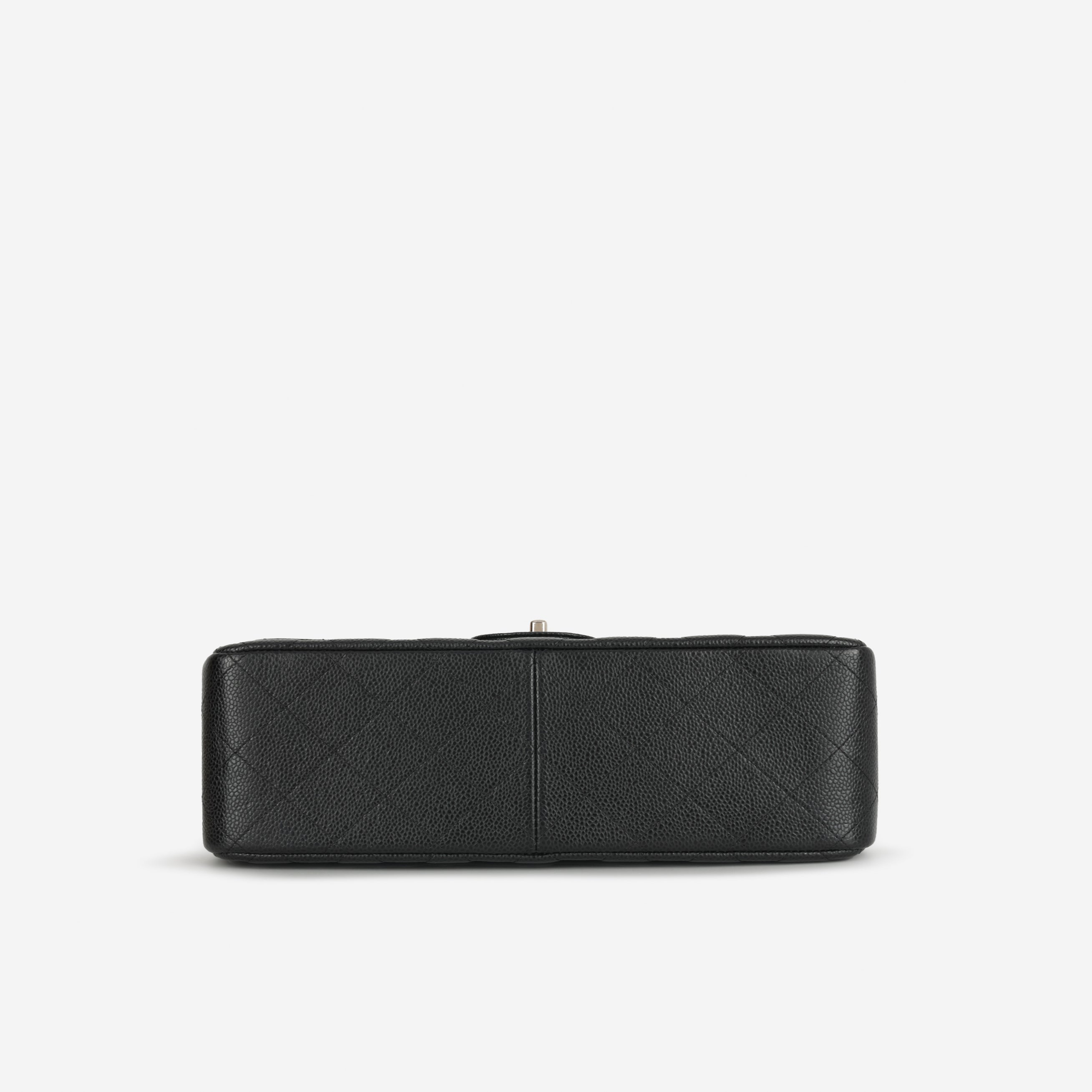 Chanel Classic Flap Bag - Jumbo Black Caviar | Silver Hardware