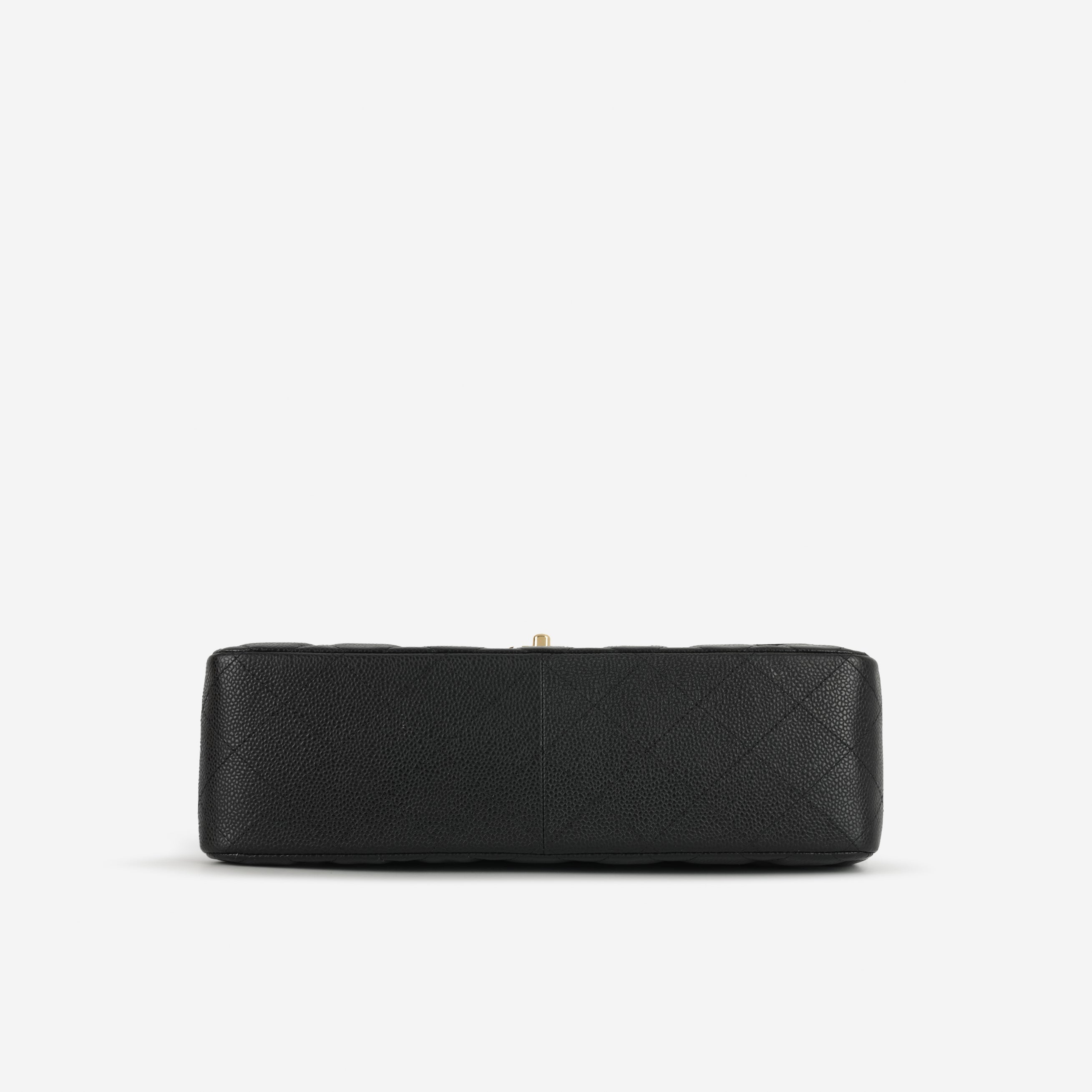 Chanel Classic Jumbo Double Flap - Black Caviar | Gold Hardware