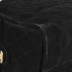 Chanel Medium 25 Hobo Bag - Black Suede | Gold Hardware