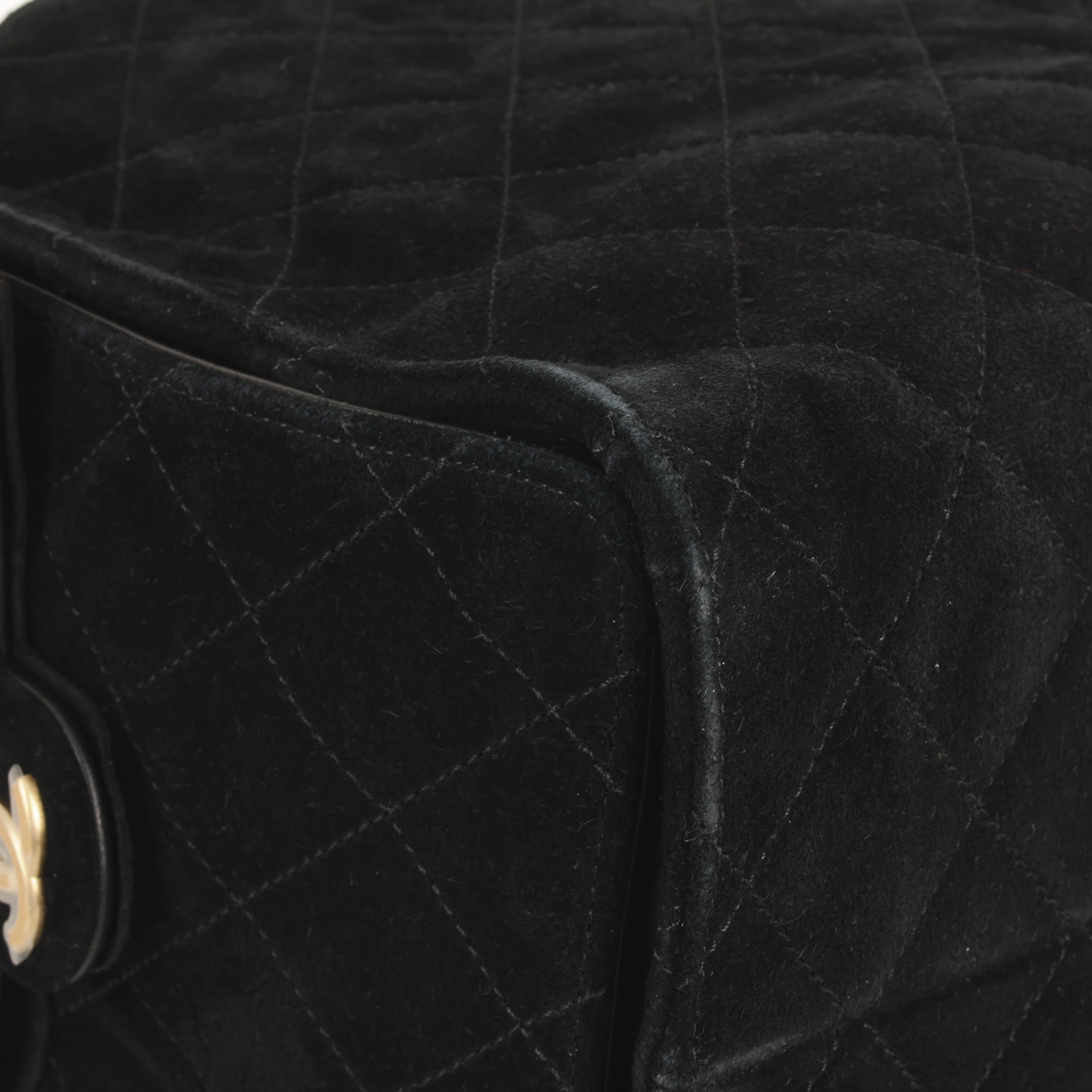Chanel Medium 25 Hobo Bag - Black Suede | Gold Hardware