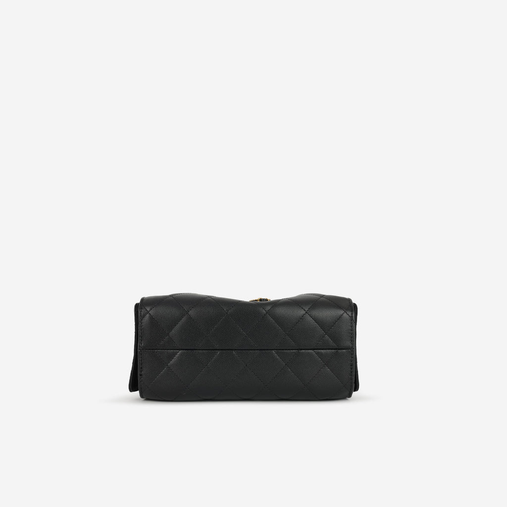 Chanel Mini 25 Hobo - Black Caviar | Gold Hardware