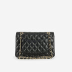 Chanel Small Classic Flap - Black Lambskin | Gold Hardware