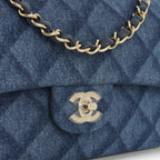 Chanel Small Classic Flap - Denim Tromp L'oeil | Champagne Gold Hardware