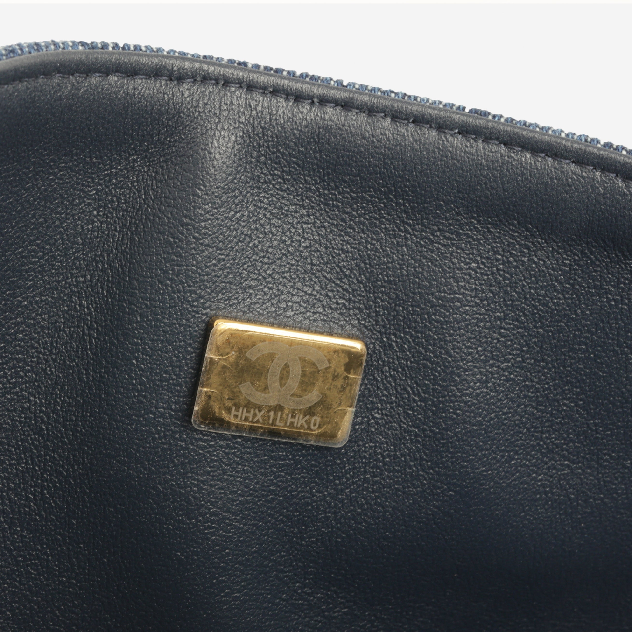 Chanel Small Classic Flap - Denim Tromp L'oeil | Champagne Gold Hardware
