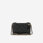 Chanel Small Vanity on Chain - Black Caviar | Champagne Gold Hardware