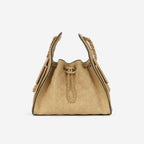 Chanel Small 25 Hobo - Beige Braided Raffia | Gold Hardware