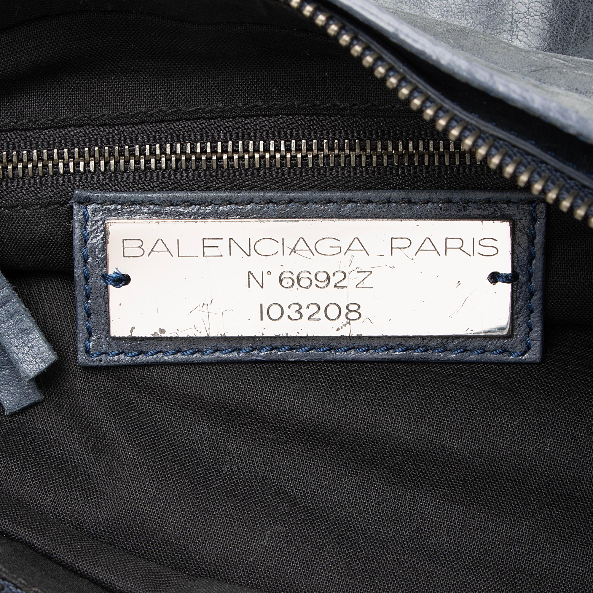 Balenciaga Agneau Arena Classic First Satchel (SHF-23197)