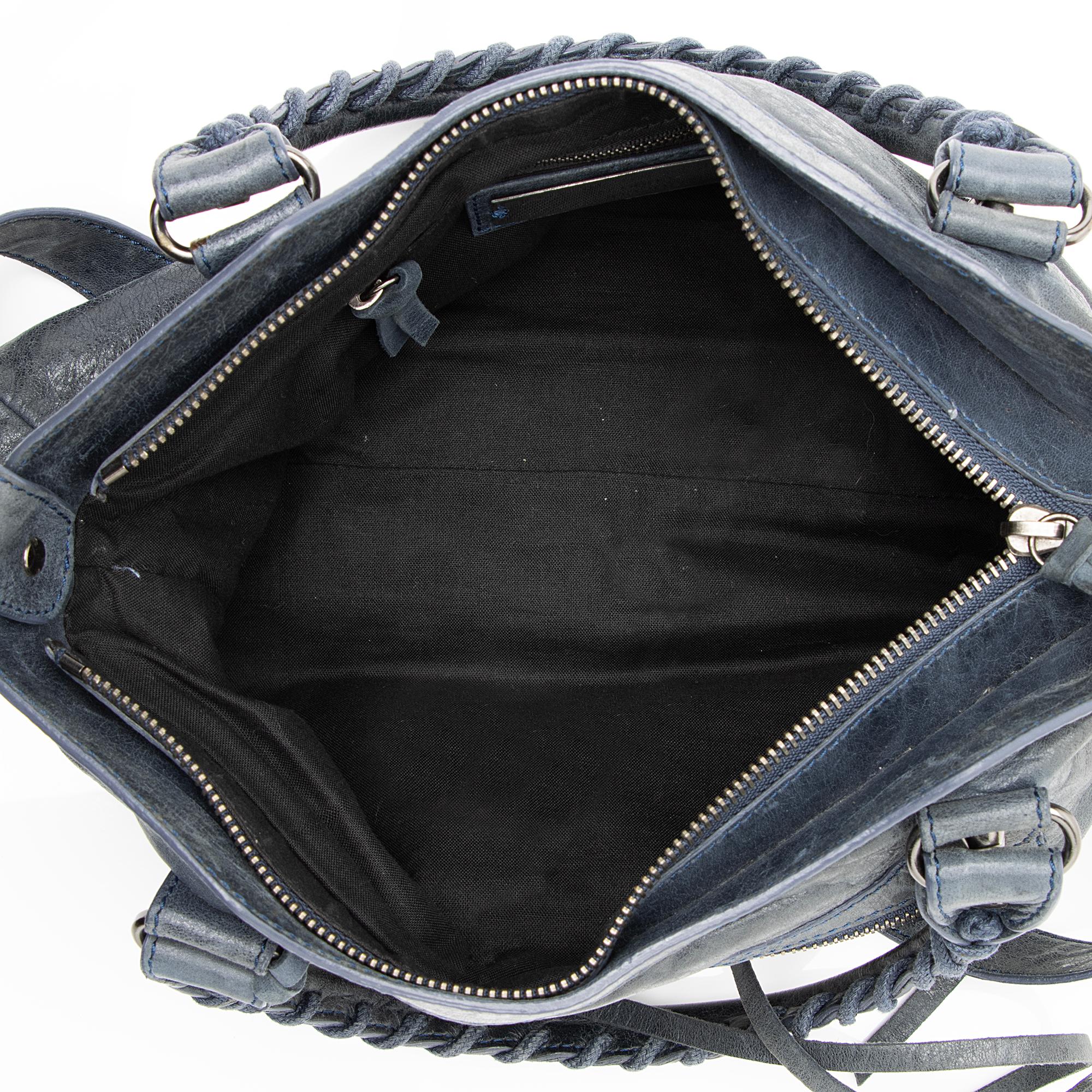 Balenciaga Agneau Arena Classic First Satchel (SHF-23197)