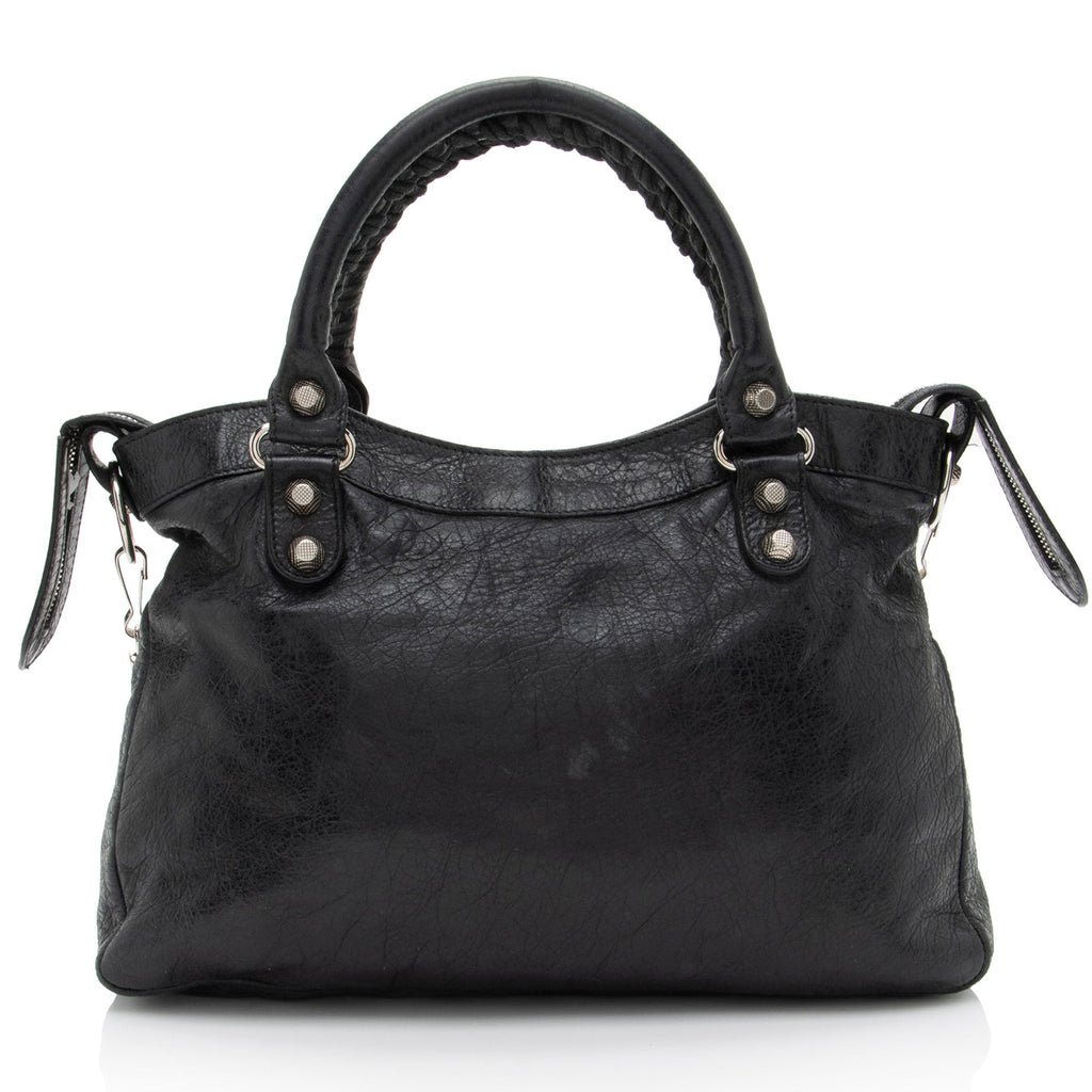 Balenciaga Agneau Arena Classic Town Satchel