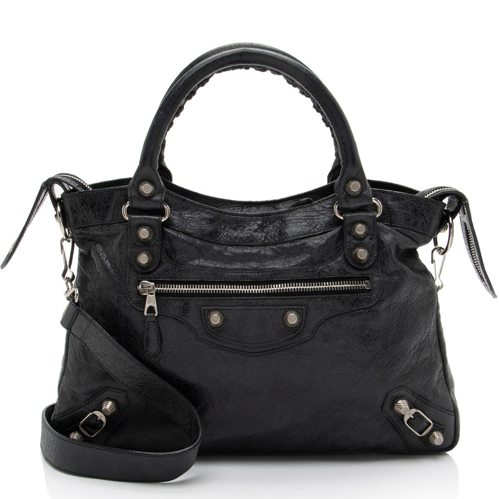 Balenciaga Agneau Arena Classic Town Satchel