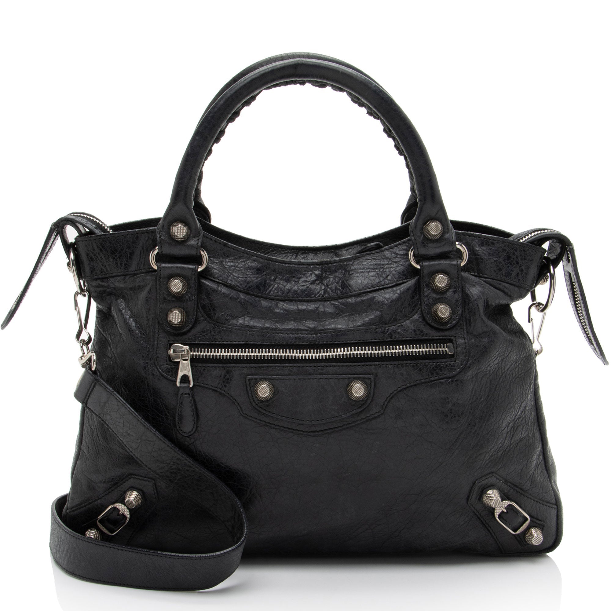 Balenciaga Agneau Arena Classic Town Satchel