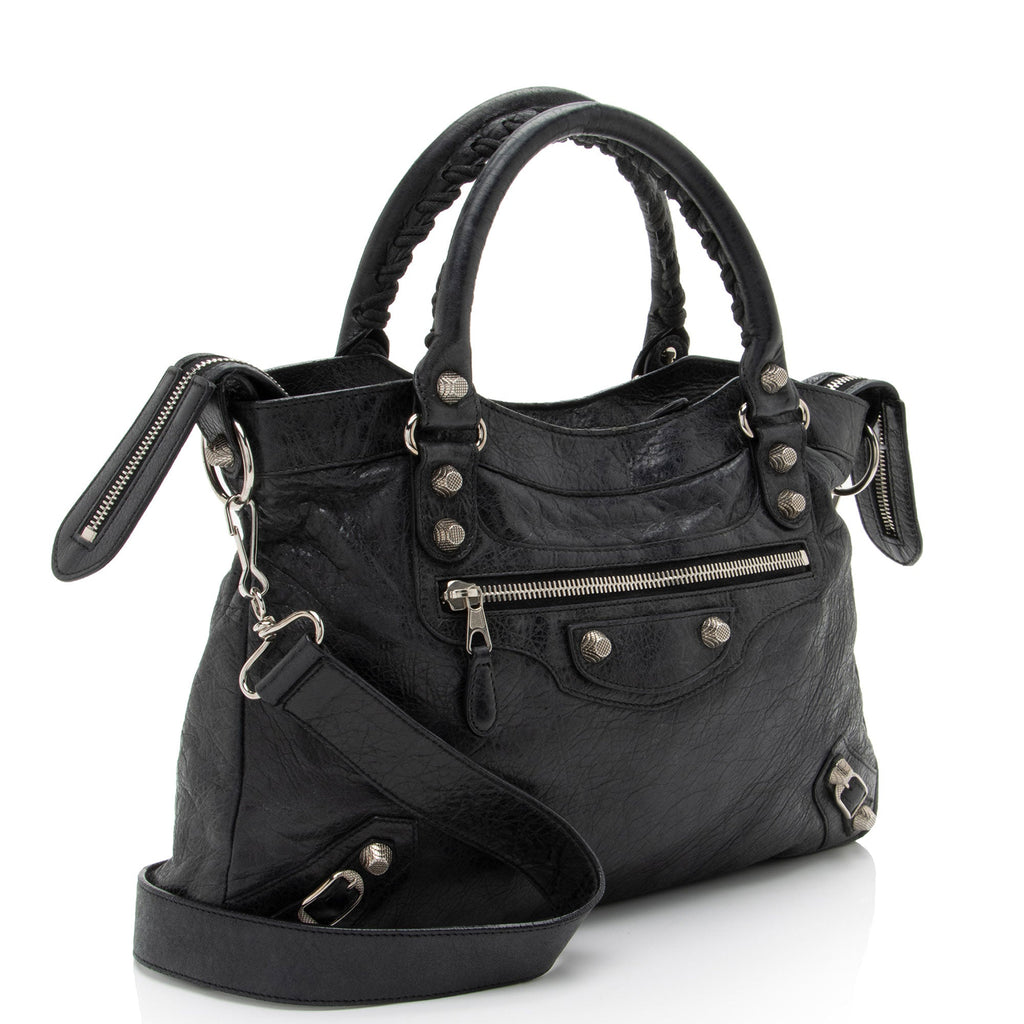 Balenciaga Agneau Arena Classic Town Satchel