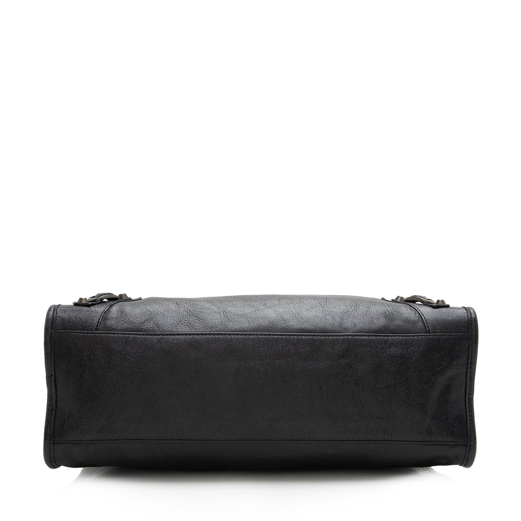 Balenciaga Agneau Classic City Satchel (SHF-22758)