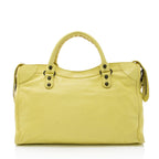 Balenciaga Agneau Classic City Satchel (SHF-jlcqBV)