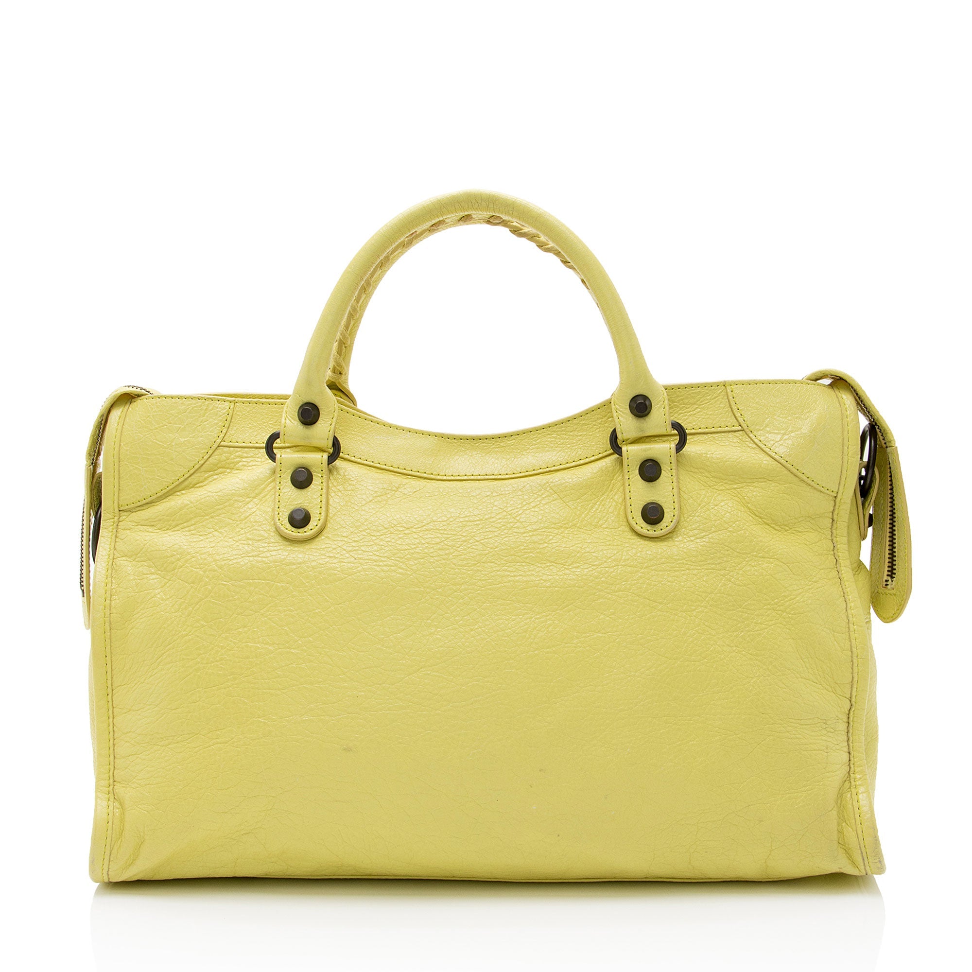 Balenciaga Agneau Classic City Satchel (SHF-jlcqBV)