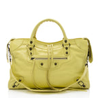 Balenciaga Agneau Classic City Satchel (SHF-jlcqBV)
