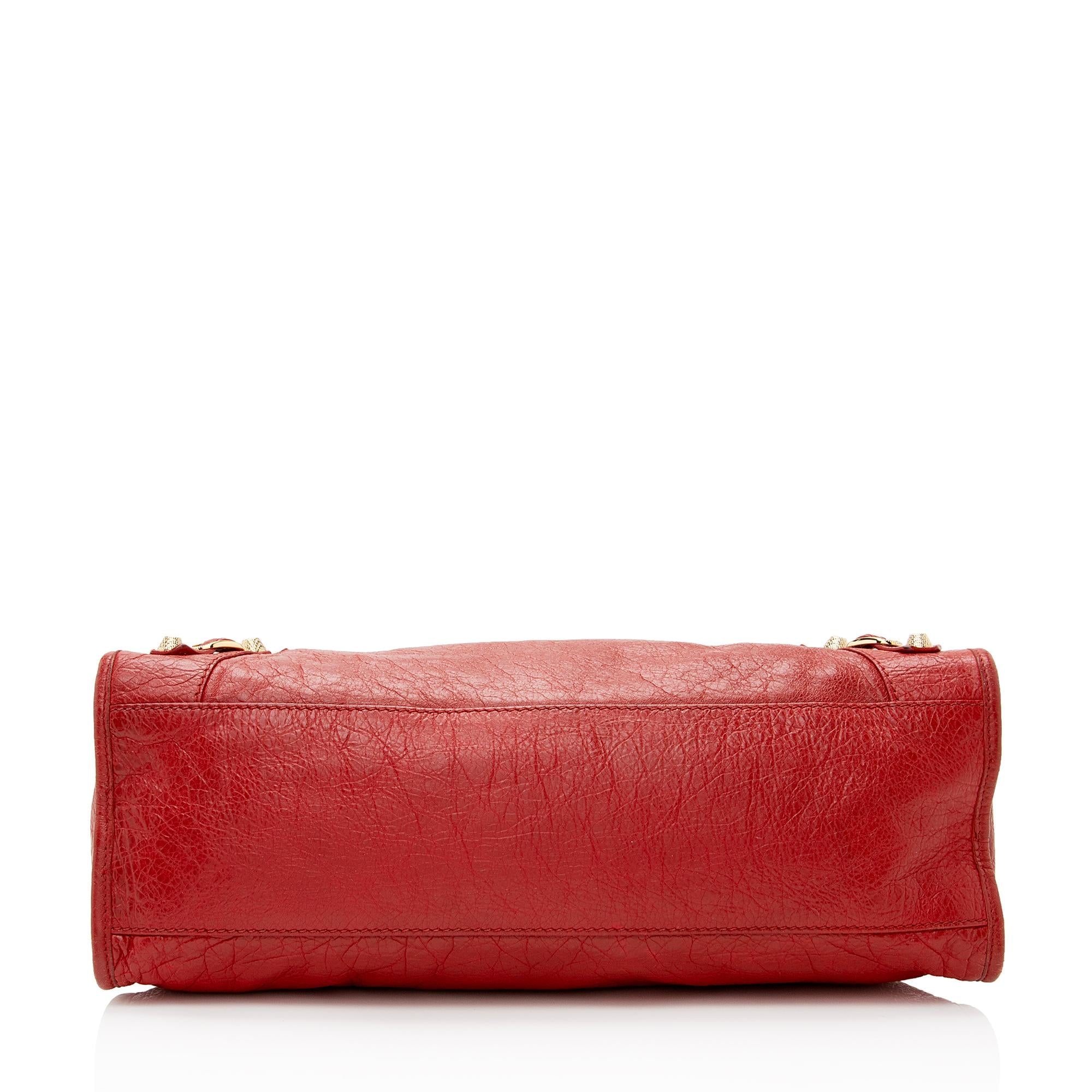 Balenciaga Agneau Giant 12 City Satchel (SHF-22658)