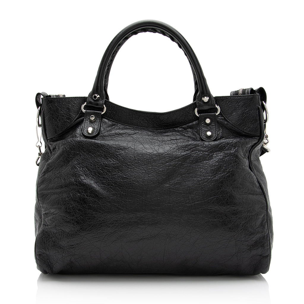 Balenciaga Agneau Giant 12 Velo Satchel (SHF-IMDbGk)