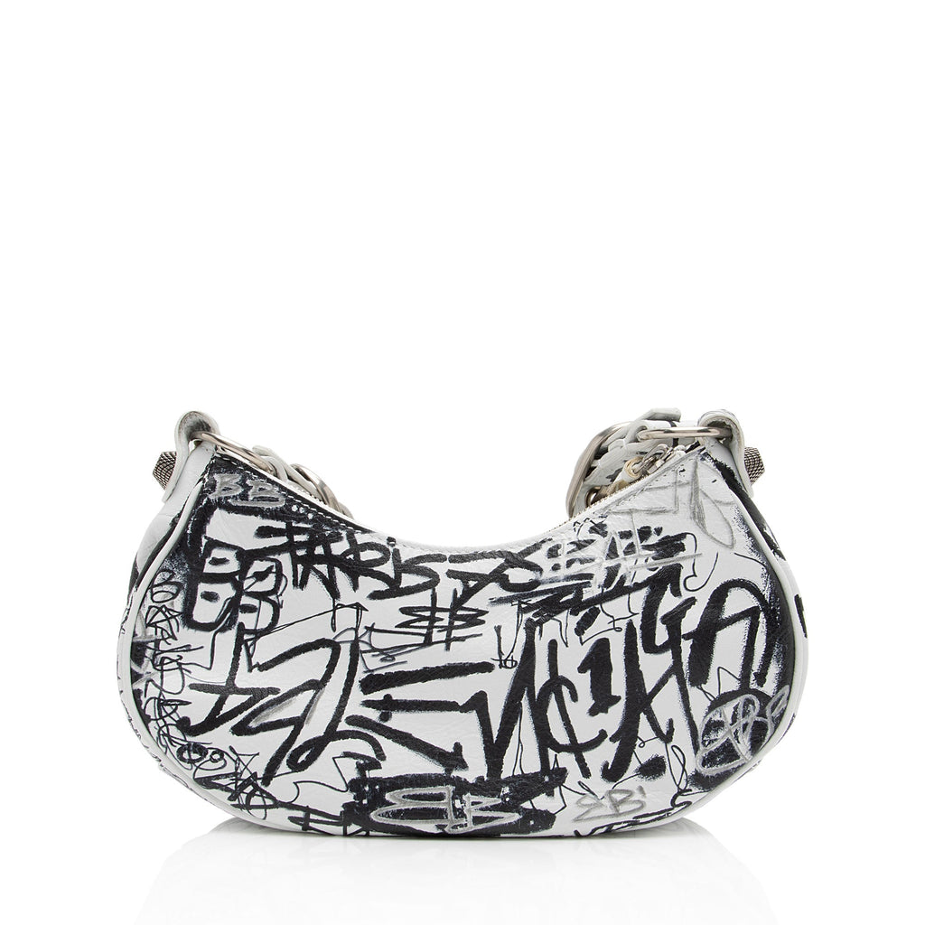 Balenciaga Agneau Graffiti Le Cagole Small Shoulder Bag (SHF-XUkN8C)