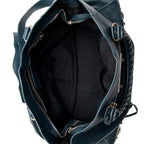 Balenciaga Agneau Metallic Edge City Satchel (SHF-17832)