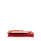 Balenciaga Agneau Metallic Edge Wallet on Chain Bag (SHF-9n2KZX)