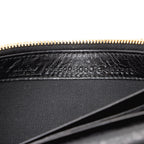 Balenciaga Agneau Motocross Classic Money Continental Wallet (SHF-22911)