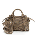 Balenciaga BB Monogram Canvas Signature Neo Cagole City XS Satchel (SHF-23465)