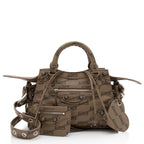Balenciaga BB Monogram Canvas Signature Neo Cagole City XS Satchel