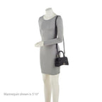 Balenciaga BB Monogram Denim Hourglass XS Top Handle