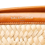 Balenciaga Bistrot Panier Straw Tote Bag (SHG-26428)