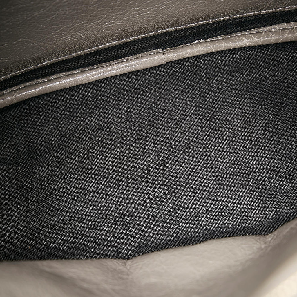 Balenciaga Blanket Square Leather Satchel (SHG-28814)