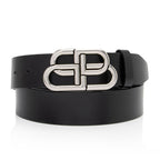 Balenciaga Calfskin BB Belt - Size 34 / 85 (SHF-BzcYCE)