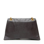 Balenciaga Calfskin Crush Medium Shoulder Bag