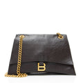 Balenciaga Calfskin Crush Medium Shoulder Bag