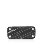 Balenciaga Calfskin Logo XXS Ville Top Handle (SHF-SiN99o)