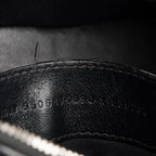 Balenciaga Calfskin Logo XXS Ville Top Handle (SHF-SiN99o)
