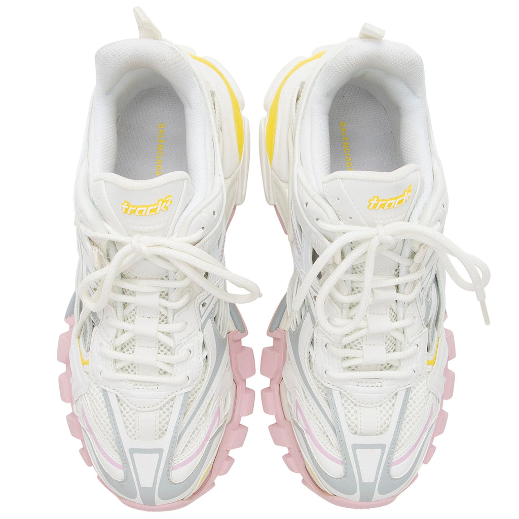 Balenciaga Calfskin Mesh Track 2 Sneakers - Size 10 / 40
