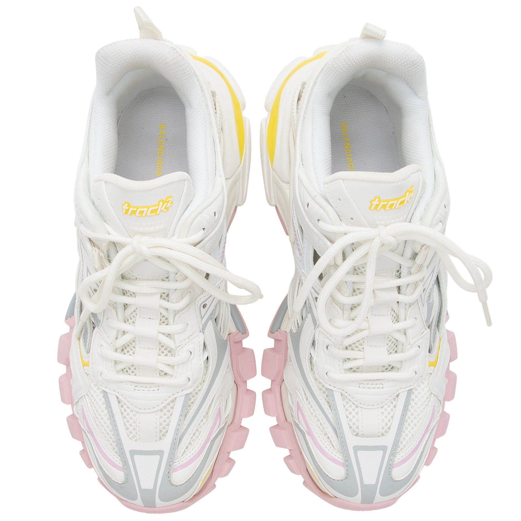 Balenciaga Calfskin Mesh Track 2 Sneakers - Size 10 / 40
