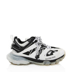 Balenciaga Calfskin Mesh Track Sneakers - Size 7 / 37 (SHF-r9eohF)