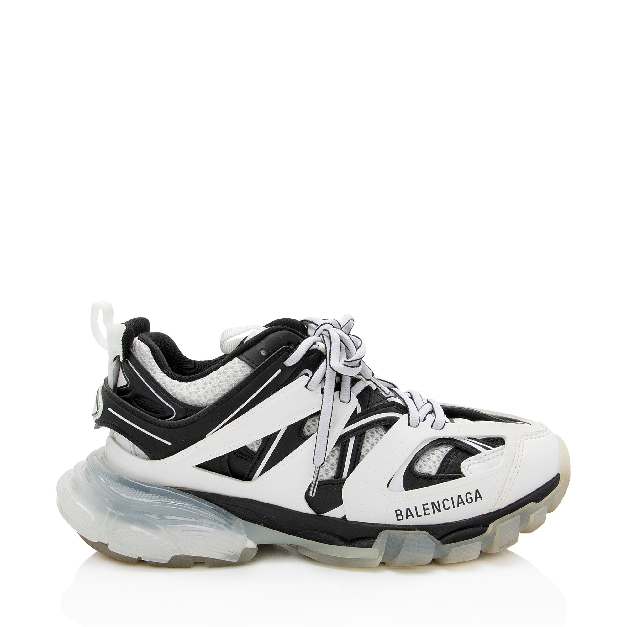 Balenciaga Calfskin Mesh Track Sneakers - Size 7 / 37 (SHF-r9eohF)