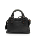 Balenciaga Calfskin Neo Classic Rust Hardware City Mini Satchel (SHF-A4mdtV)