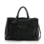 Balenciaga Calfskin Papier A6 Zip Around Tote - FINAL SALE (SHF-12133)