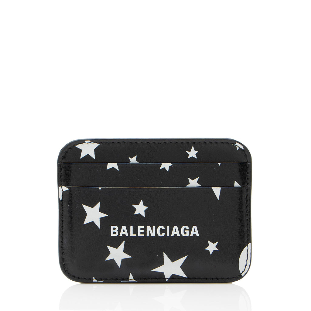 Balenciaga Calfskin Star Card Holder