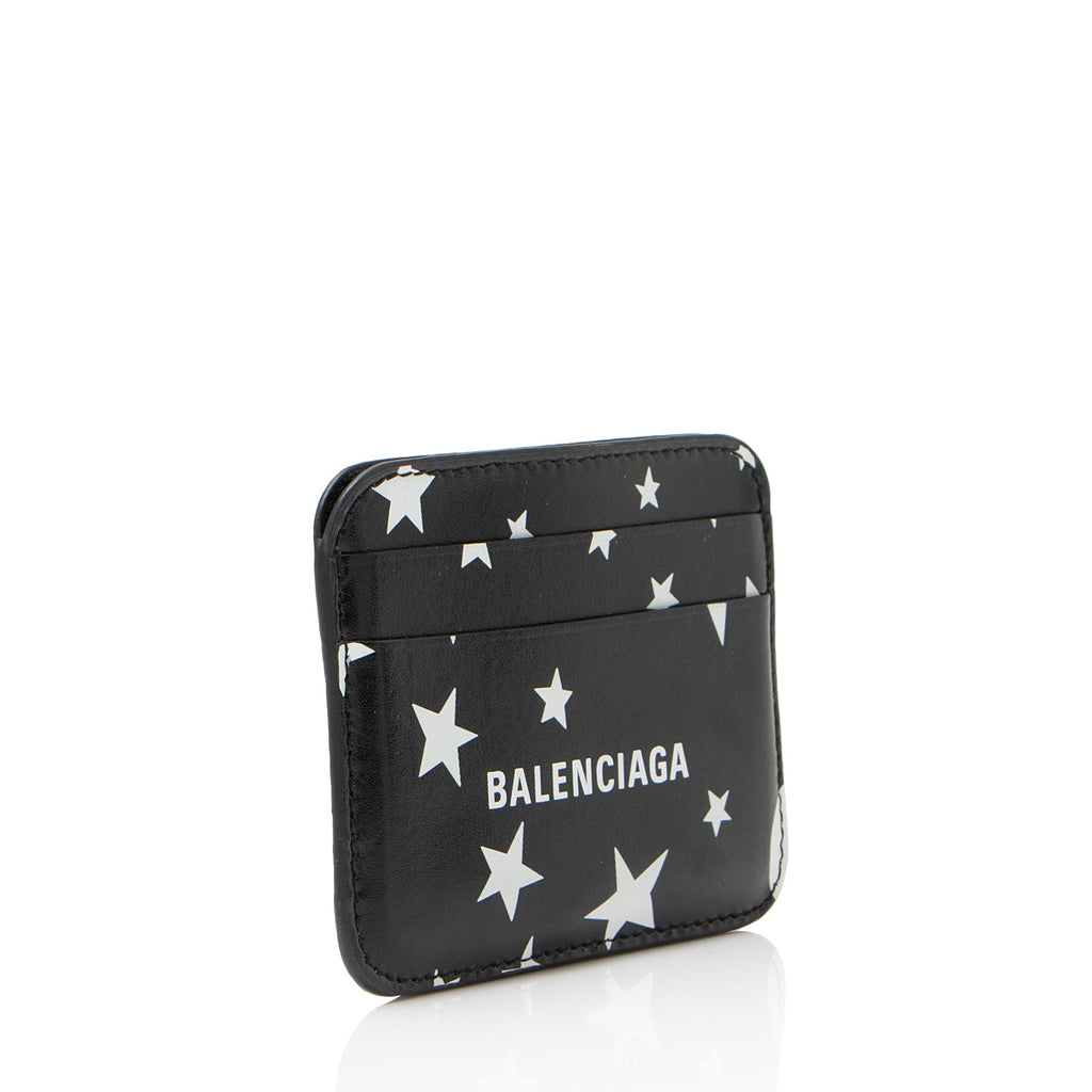 Balenciaga Calfskin Star Card Holder