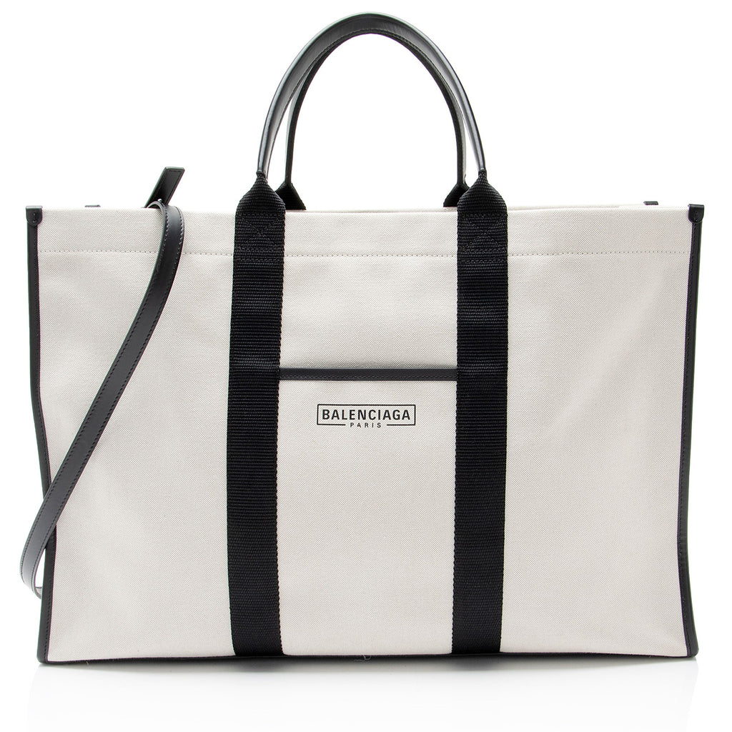 Balenciaga Canvas Neo Hardware Small Tote