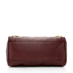 Balenciaga Chevre Leather Metallic Edge Velo Satchel (SHF-18023)