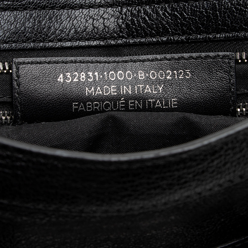 Balenciaga Chevre Metallic Edge City Small Satchel (SHF-21084)