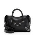 Balenciaga Chevre Metallic Edge City Small Satchel (SHF-21084)